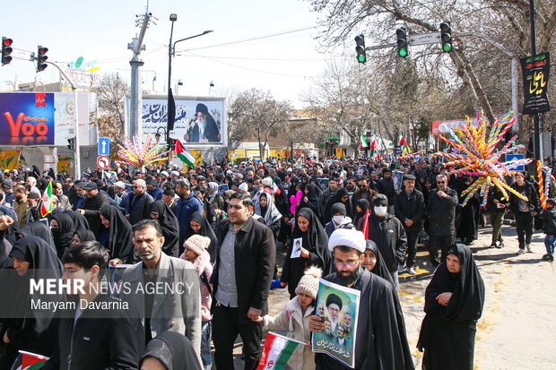راهپیمایی روز قدس در بجنورد