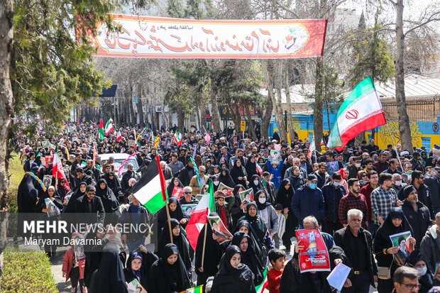 راهپیمایی روز قدس در بجنورد