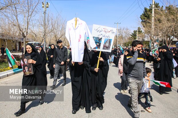 راهپیمایی روز قدس در بجنورد