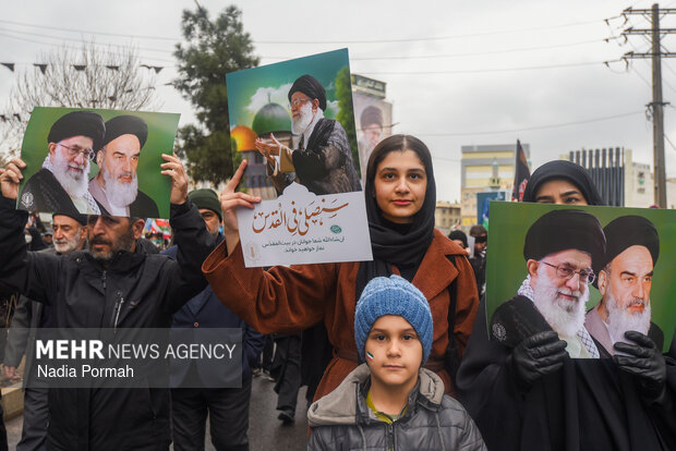 راهپیمایی روز قدس در کرج
