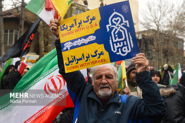 راهپیمایی روز قدس در کرج