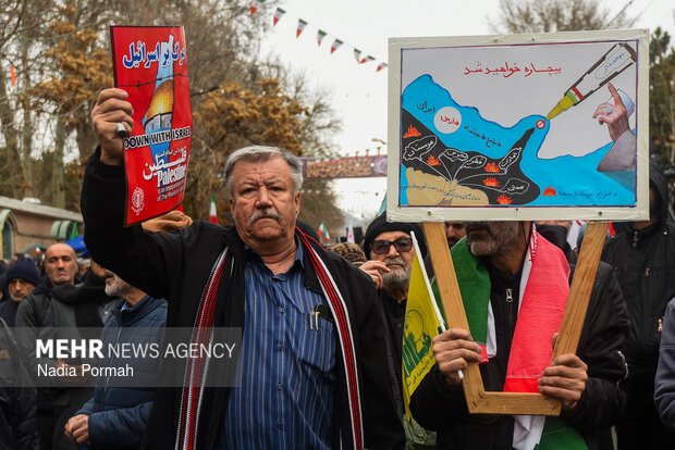 راهپیمایی روز قدس در کرج