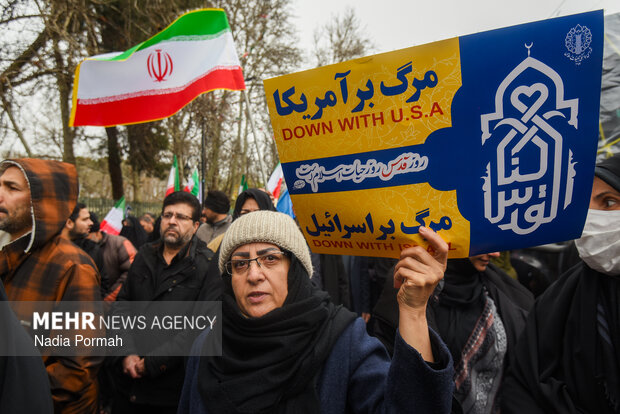راهپیمایی روز قدس در کرج
