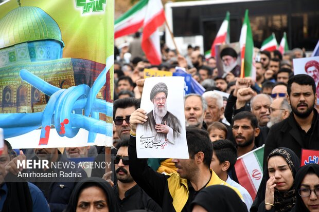 راهپیمایی روز قدس در بیرجند