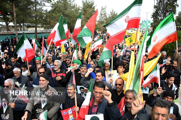 راهپیمایی روز قدس در بیرجند