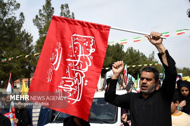 راهپیمایی روز قدس در بیرجند