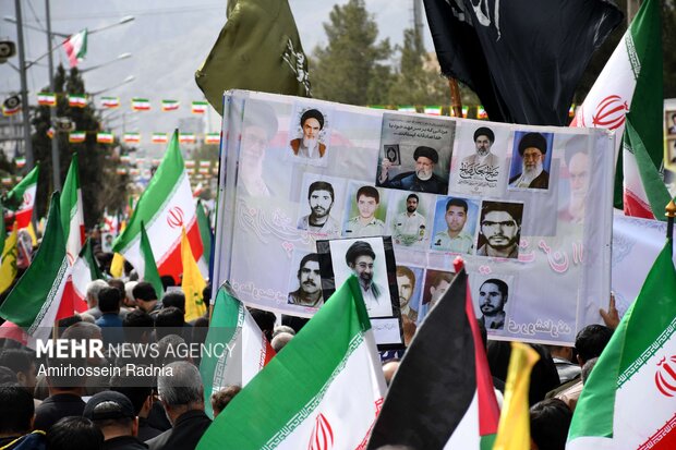 راهپیمایی روز قدس در بیرجند