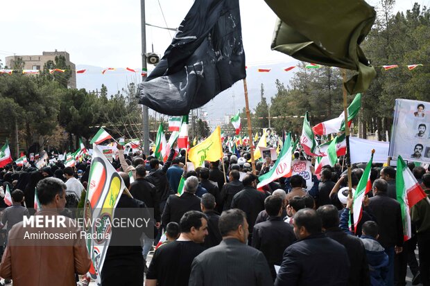 راهپیمایی روز قدس در بیرجند