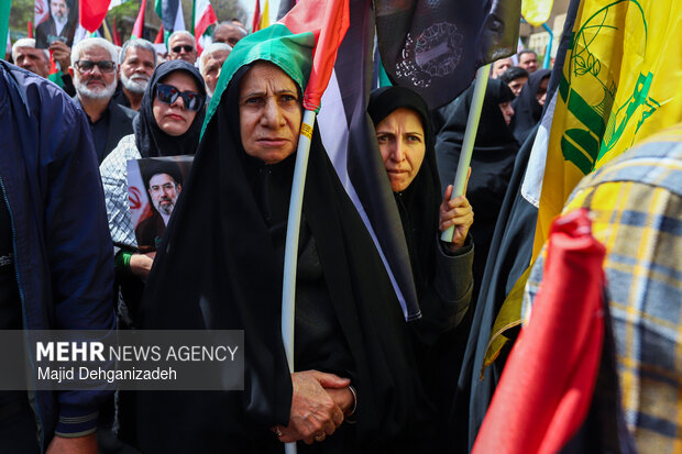 راهپیمایی روز قدس در یزد