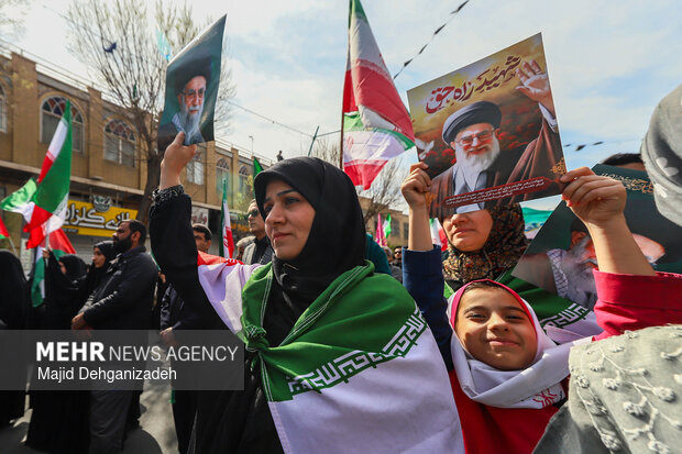 راهپیمایی روز قدس در یزد