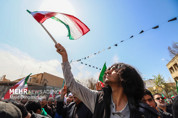 راهپیمایی روز قدس در یزد