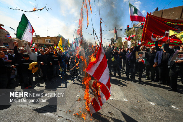 راهپیمایی روز قدس در یزد