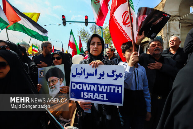 راهپیمایی روز قدس در یزد