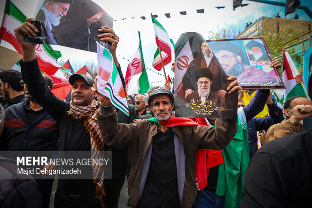 راهپیمایی روز قدس در یزد