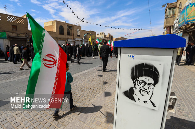 راهپیمایی روز قدس در یزد
