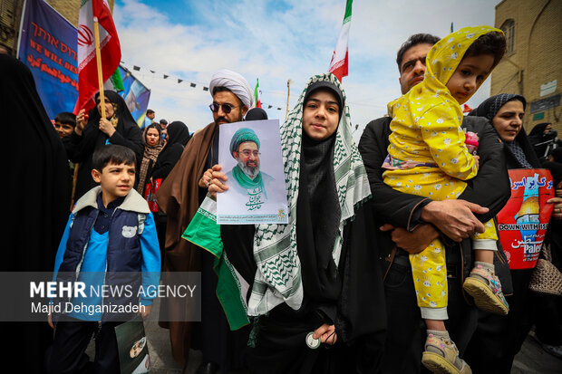 راهپیمایی روز قدس در یزد