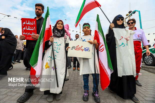 راهپیمایی روز قدس در یزد