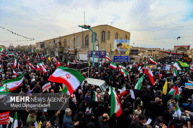 راهپیمایی روز قدس در یزد