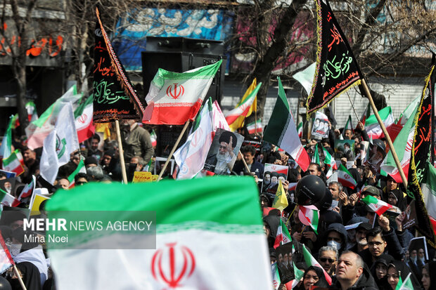راهپیمایی روز قدس در تبریز