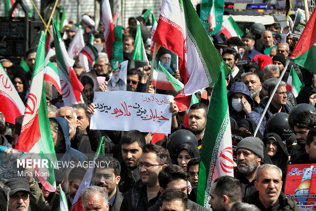 راهپیمایی روز قدس در تبریز