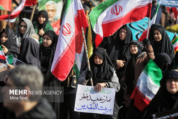 راهپیمایی روز قدس در تبریز