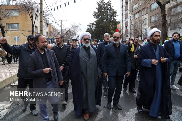 راهپیمایی روز جهانی قدس در شهرکرد