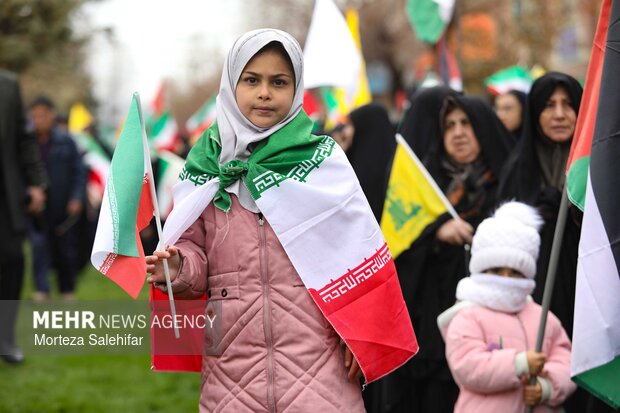 راهپیمایی روز جهانی قدس در شهرکرد