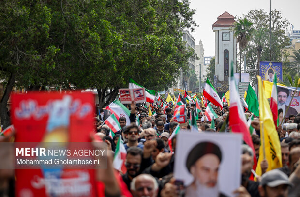 راهپیمایی روز قدس در بوشهر
