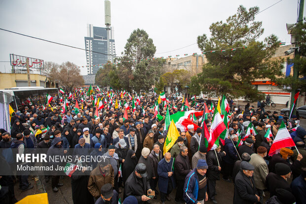 راهپیمایی روز قدس در قزوین