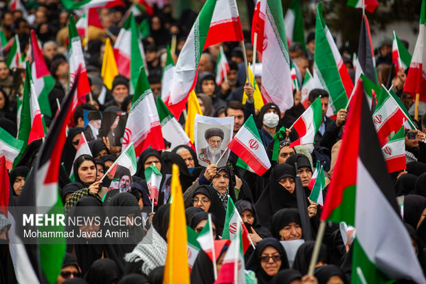 راهپیمایی روز قدس در قزوین