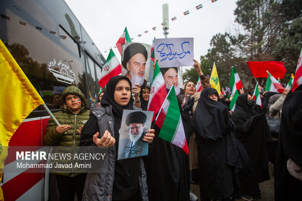 راهپیمایی روز قدس در قزوین