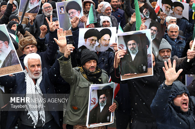 راهپیمایی روز قدس در همدان