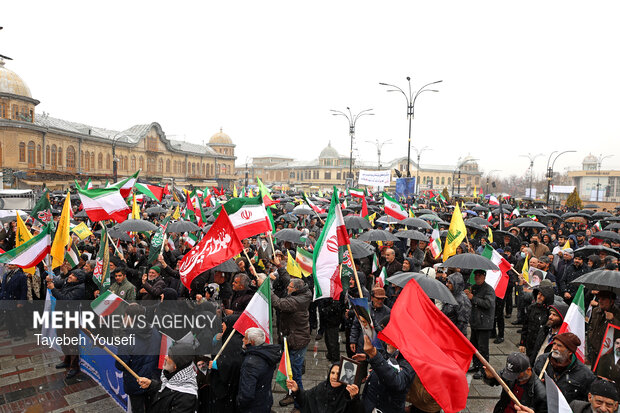 راهپیمایی روز قدس در همدان