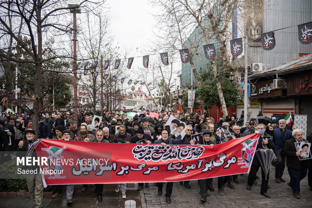 راهپیمایی روز قدس در رشت