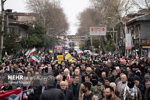 راهپیمایی روز قدس در رشت