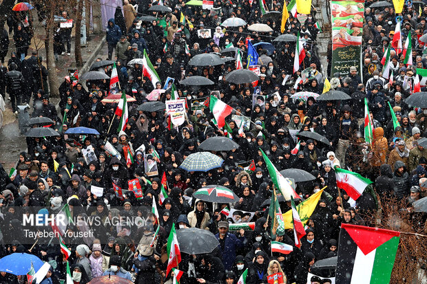 راهپیمایی روز قدس در همدان