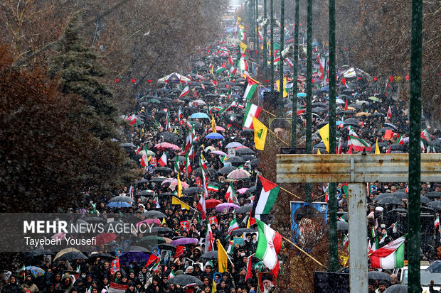 راهپیمایی روز قدس در همدان