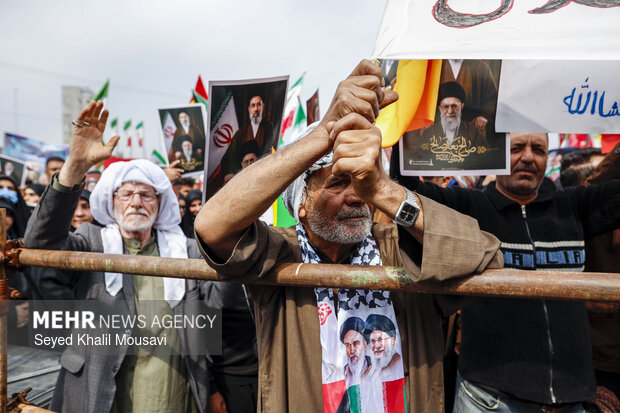 راهپیمایی روز قدس در اهواز