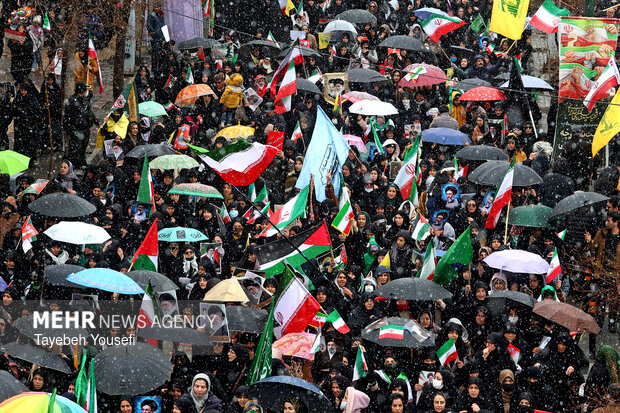 راهپیمایی روز قدس در همدان