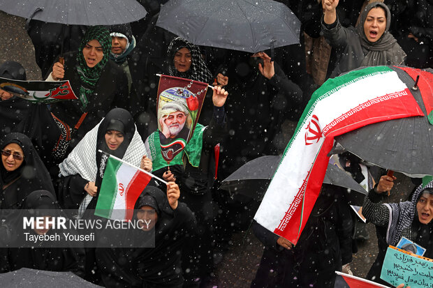 راهپیمایی روز قدس در همدان