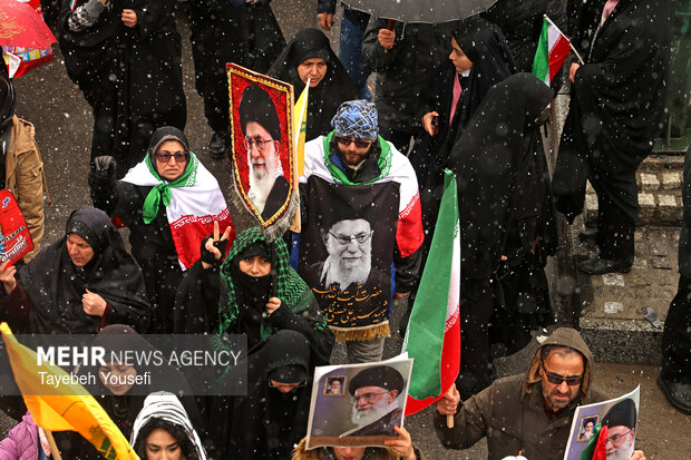 راهپیمایی روز قدس در همدان