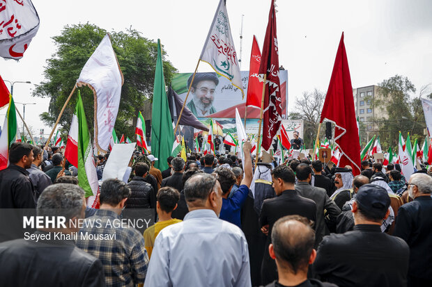 راهپیمایی روز قدس در اهواز