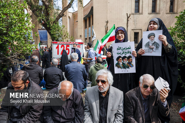 راهپیمایی روز قدس در اهواز