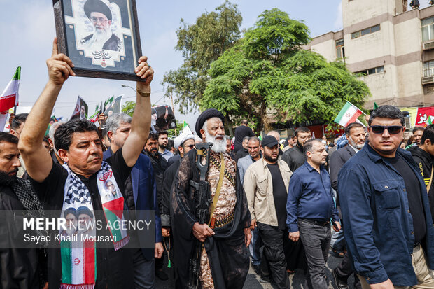 راهپیمایی روز قدس در اهواز