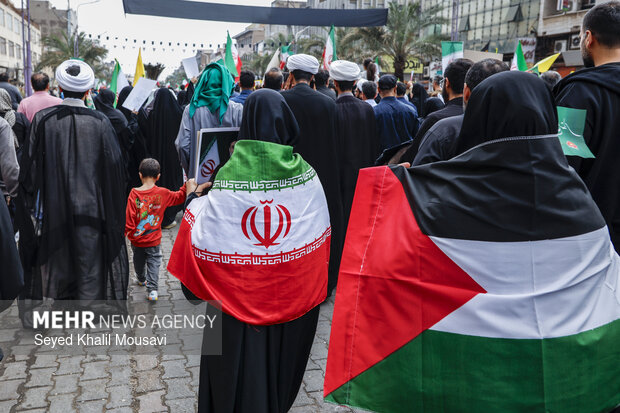 راهپیمایی روز قدس در اهواز