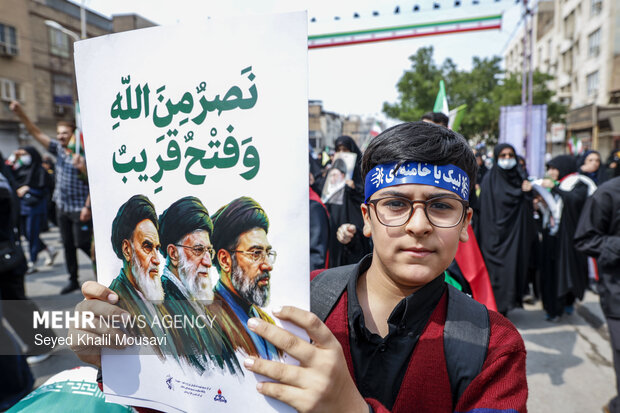 راهپیمایی روز قدس در اهواز