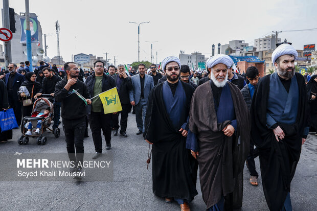 راهپیمایی روز قدس در اهواز