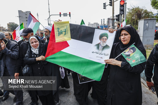 راهپیمایی روز قدس در اهواز