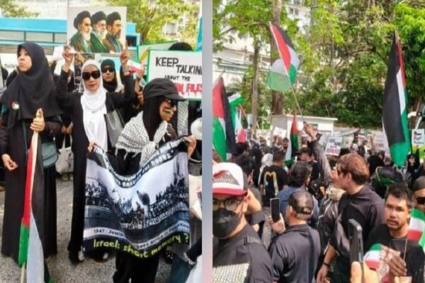 راهپیمایی روز جهانی قدس در تایلند راهپیمایی روز جهانی قدس در تایلند