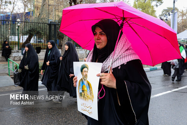 راهپیمایی روز جهانی قدس در تهران